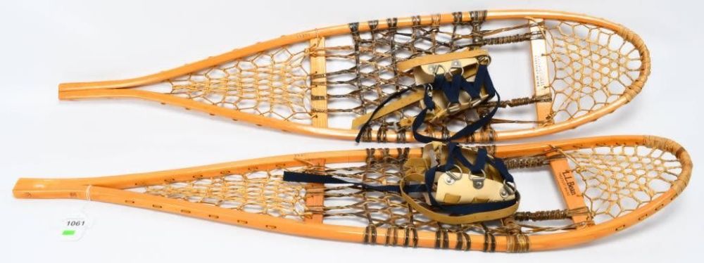 Lot 1061: L.L Bean Wood Snowshoes