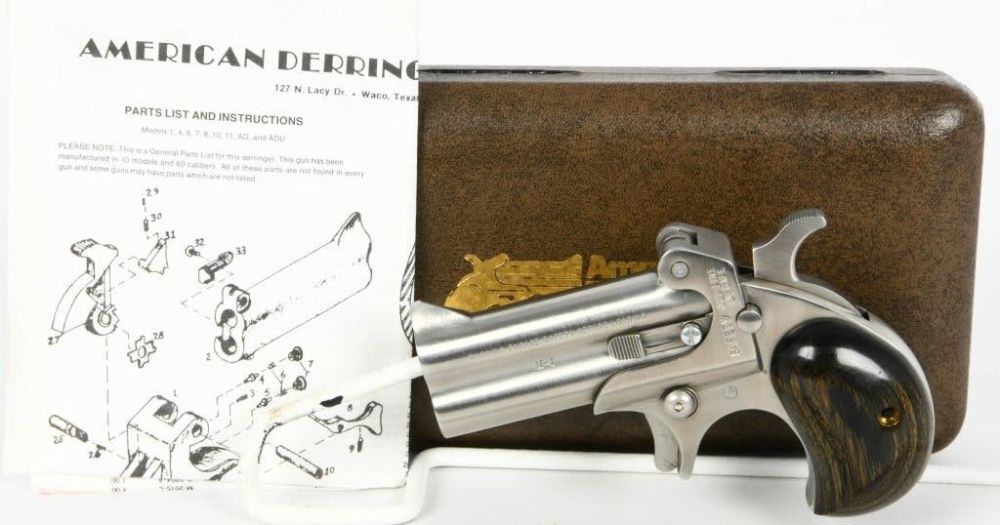 Lot 1074: American Derringer Co. M1 Stainless .38 Special