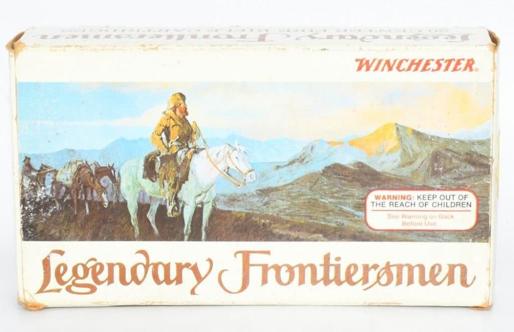 Lot 1084: Collector Box of Winchester Frontiersmen 38-55 Win