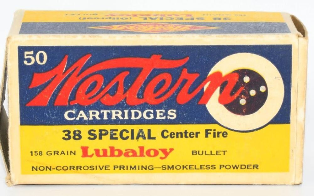 Lot 1114: Collector Box of Western .38 SPL Ammunition