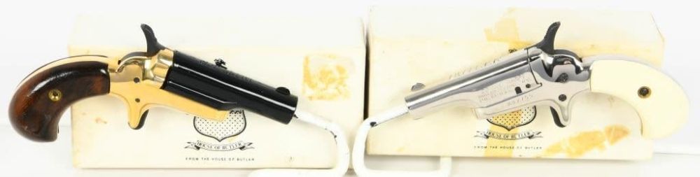 Lot 1128: Set of Butler Garter Gun Derringers .22 Short