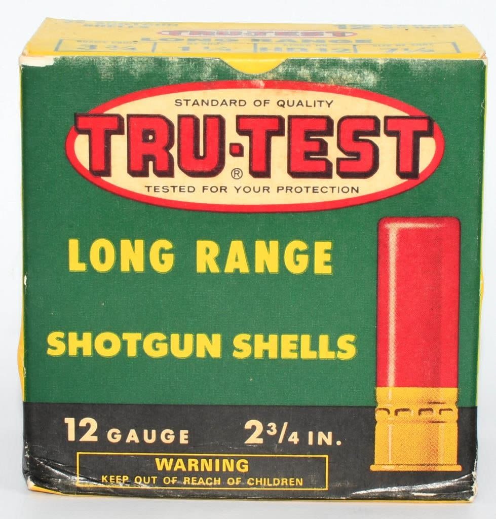 Lot 1132: 25 Rd Collector Box Of Tru-Test 12 Ga Shotshells