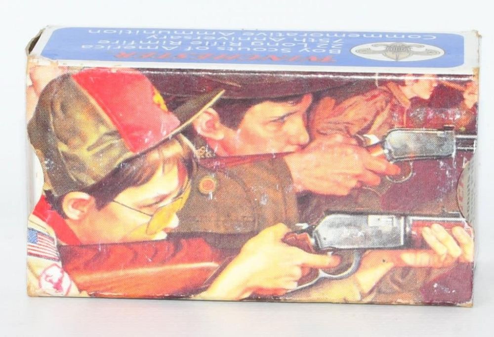 Lot 1138: 50 Rd Collector Box Of Winchester Boy Scouts .22