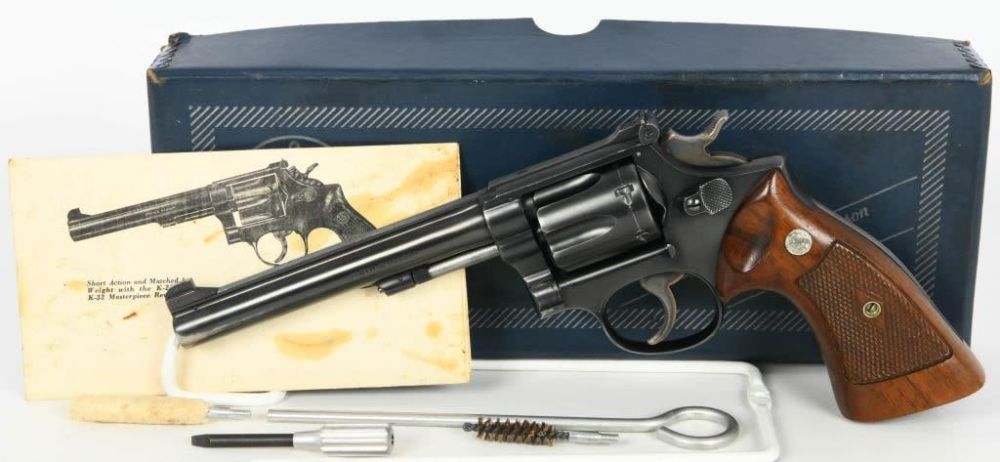 Lot 1176: Smith & Wesson Pre-Model 17 Revolver .22 LR