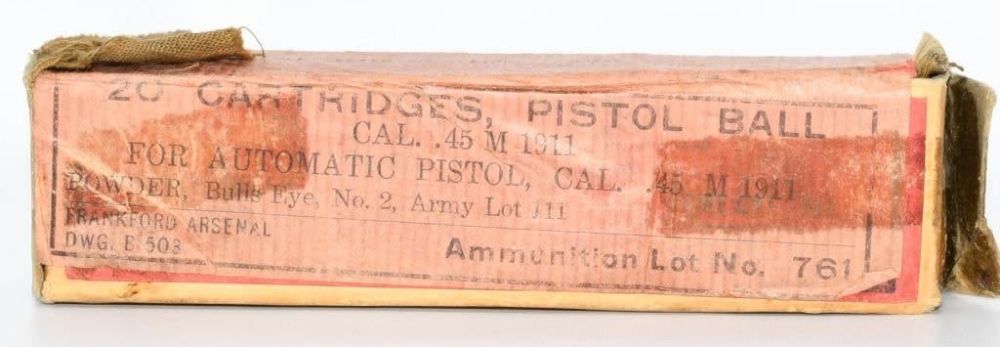Lot 1195: Collector Box Of Frankford Arsenal .45 ACP Ammo