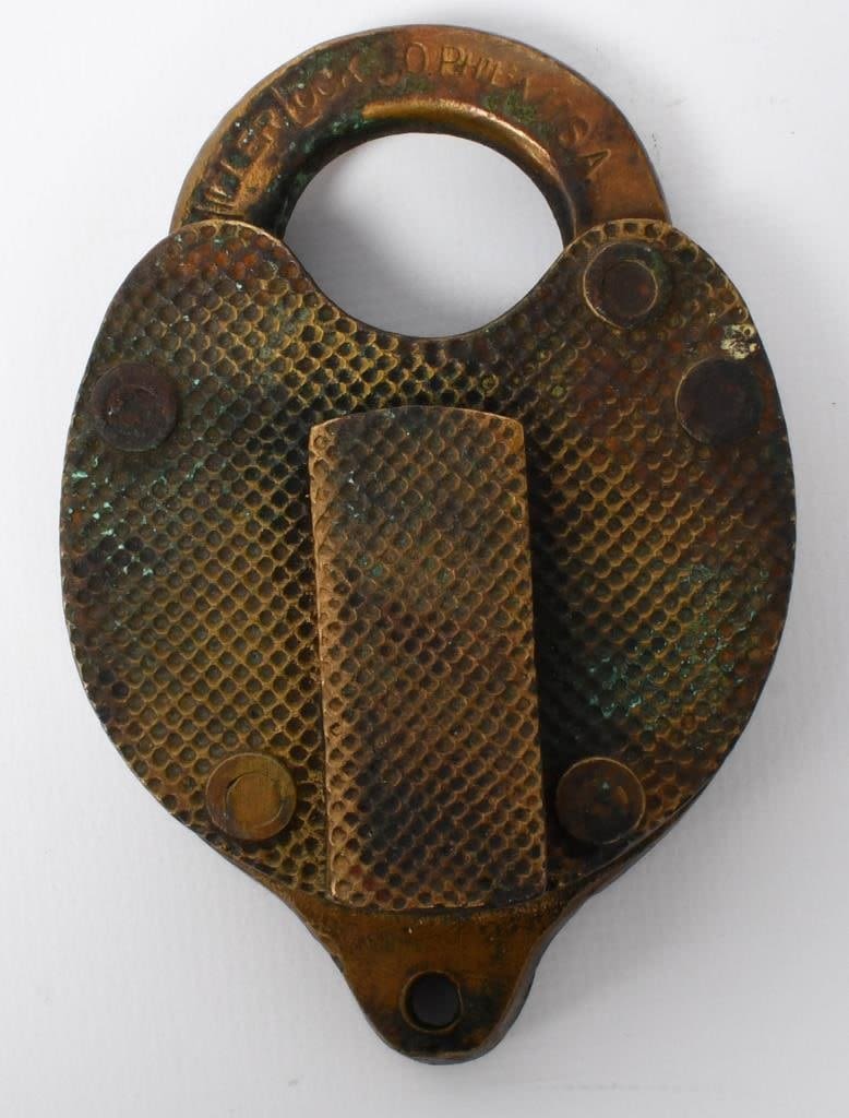 Lot 1205: Vintage Miller Lock CO. Phila U.S.A. PADLOCK