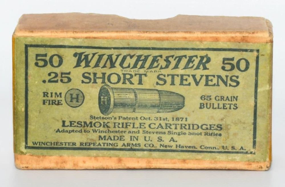 Lot 1234: Collector Box Winchester .22 Short Stevens Ammo