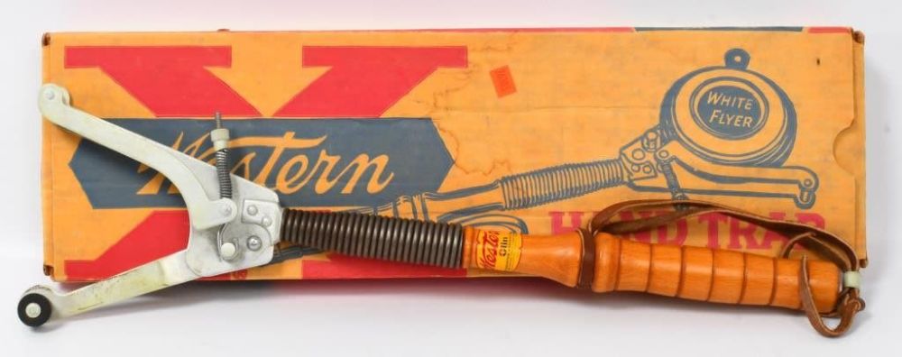 Lot 1271: Vintage Collector Western Hand Trap Launcher