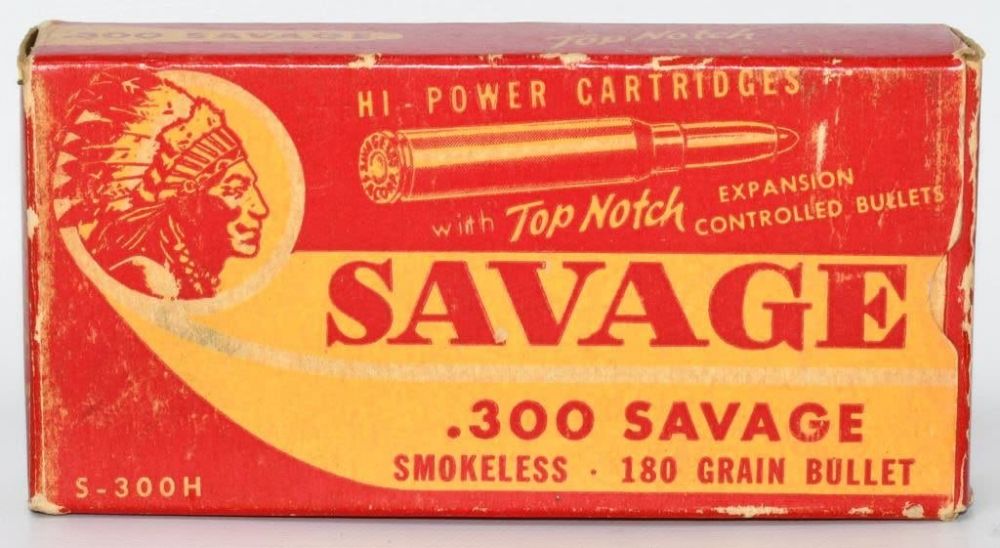 Lot 1276: 20 Rd Collector Box Of Savage .300 Sav Ammunition