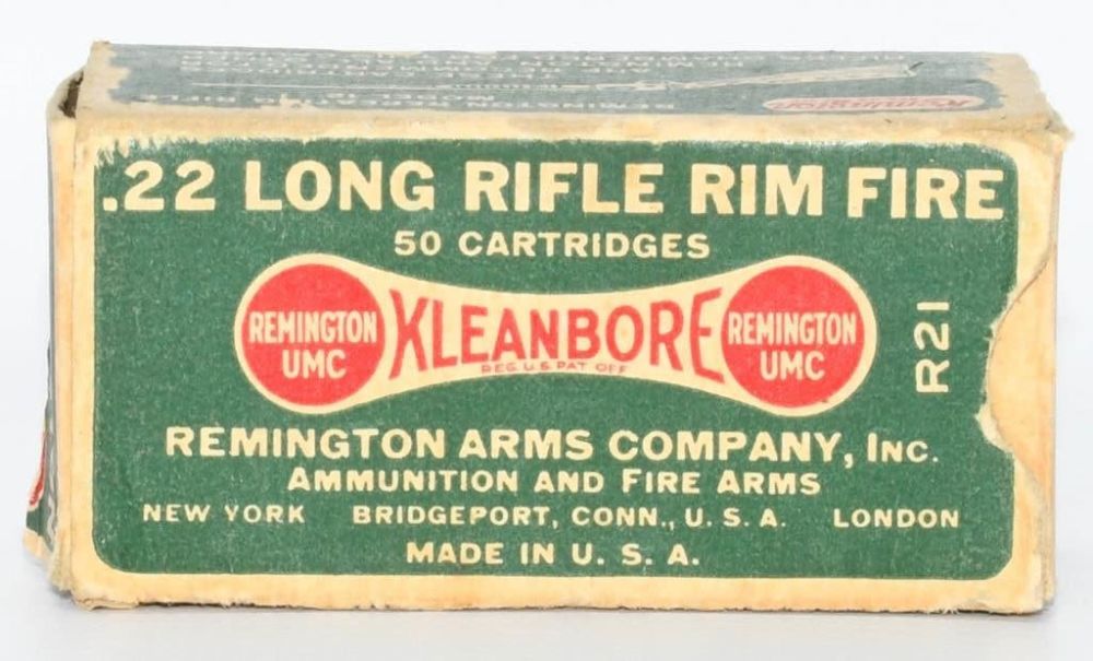 Lot 1324: Collector Box Of Remington .22 LR Ammunition