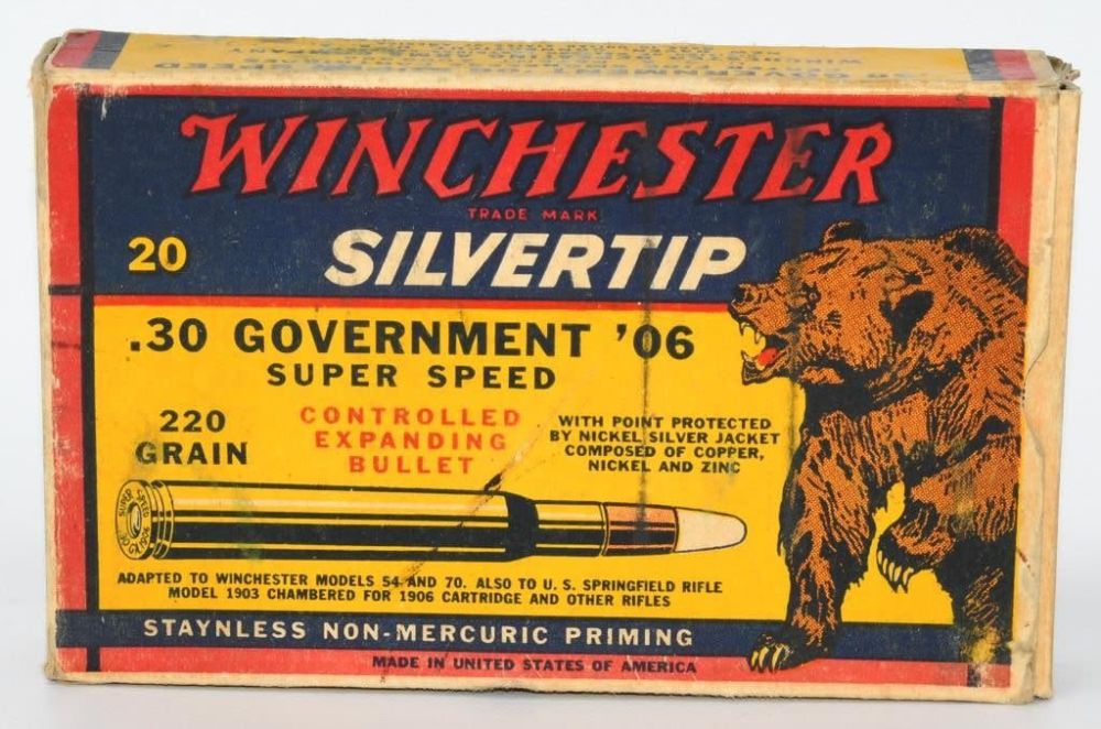 Lot 1327: Collector Box Winchester .30-06 Govt Ammunition