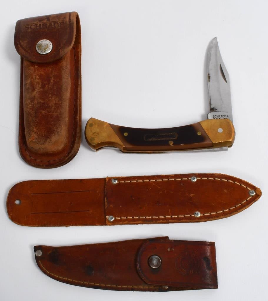 Lot 1355: Schrade Old Timer 70T Folding pocket knife