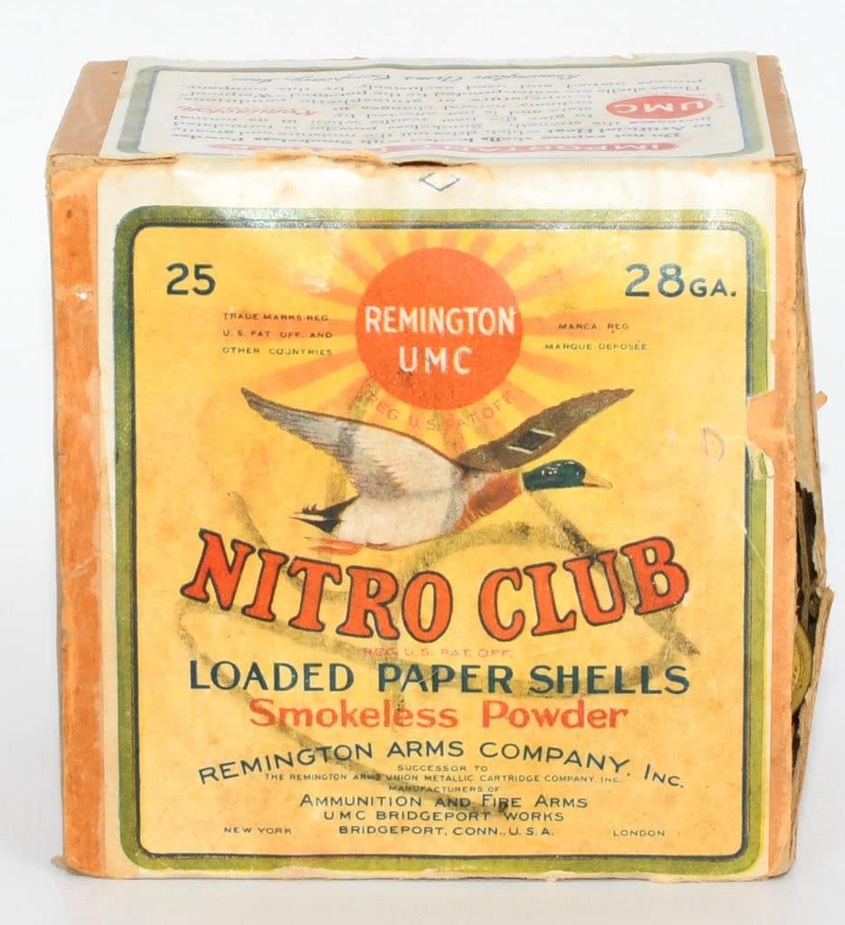 Lot 1372: Collector Box Of Remington UMC Nitro Club 28 Ga