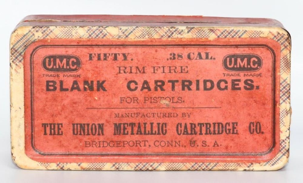 Lot 1399: Collector Box Of UMC .38 Caliber Blank Cartridges