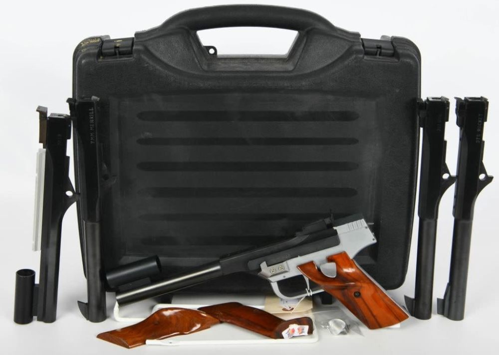 Lot 1422: Merrill Pistol Mfg Sportsman Silhouette Set