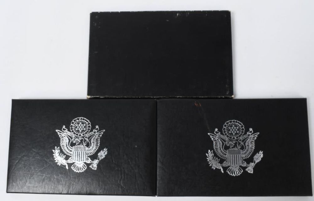 Lot 1430: 3 Sets Of United States Proof Coins