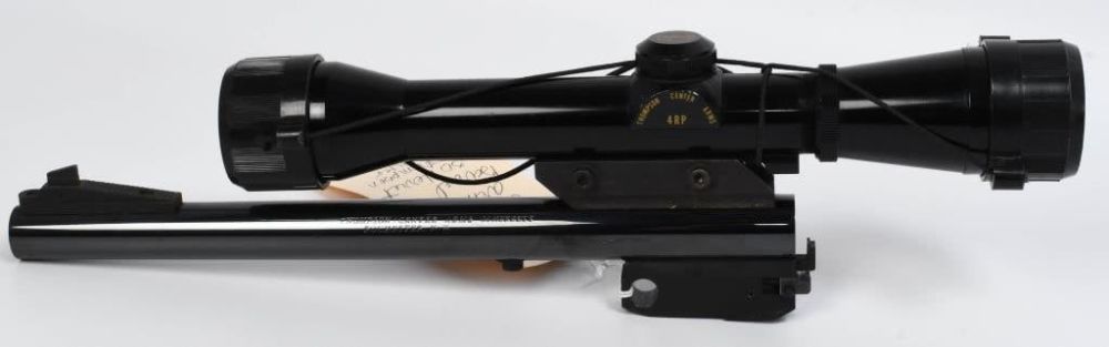 Lot 1433: Thompson Center Arms .30 Herrett Barrel & Scope