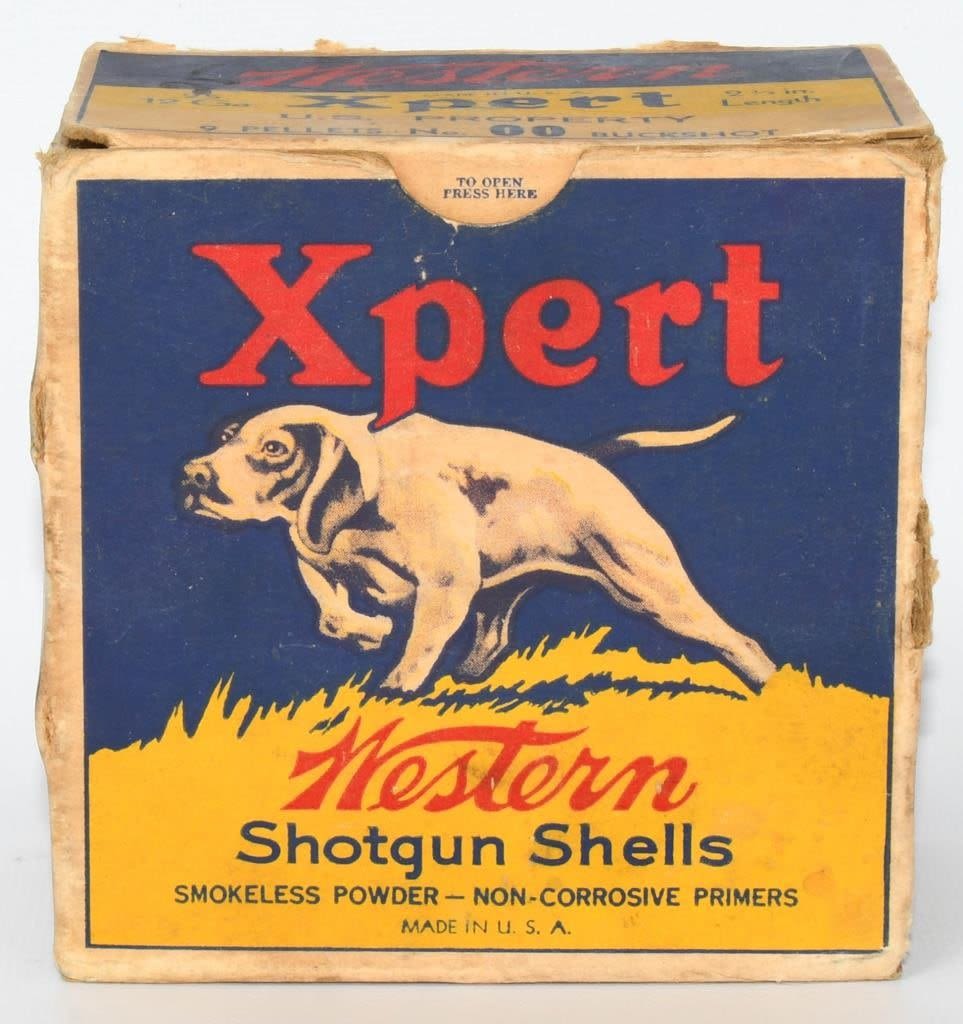 Lot 1462: Collector Box of Western US Property Marked 12 Ga