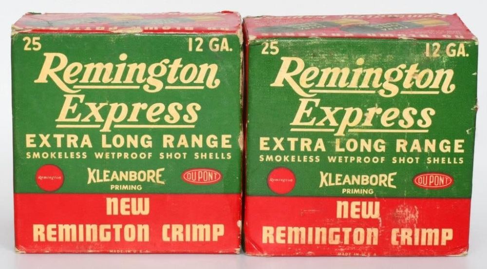 Lot 1492: 2 Collector Boxes Of Remington Express 12 Ga