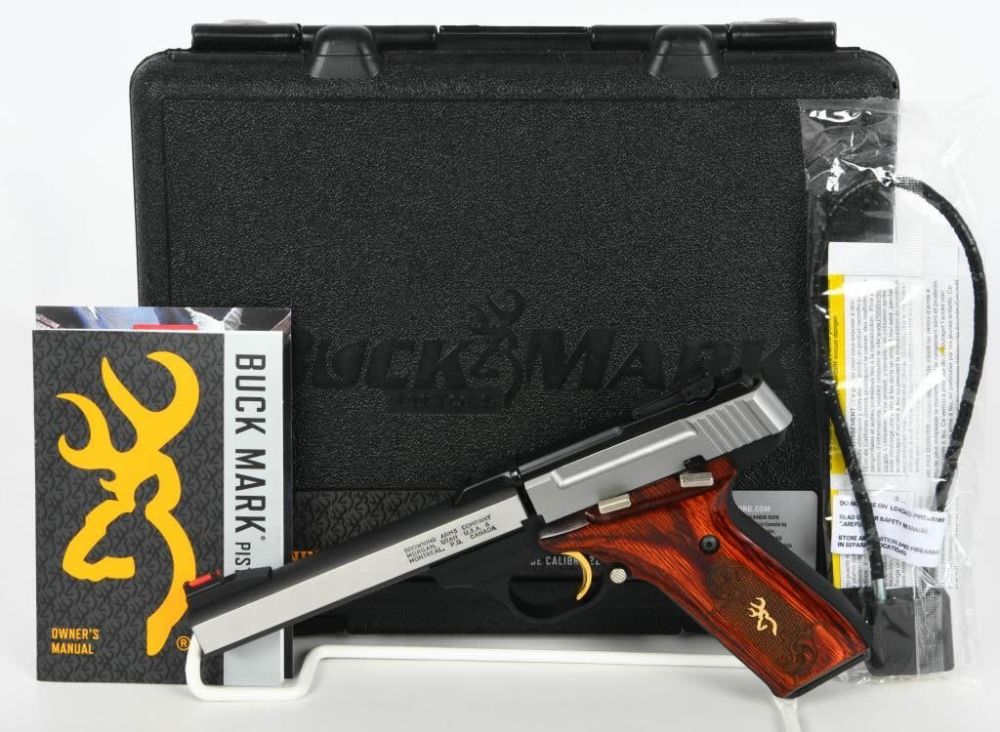 Lot 1494: Browning Buck Mark Medallion .22 LR Semi Auto