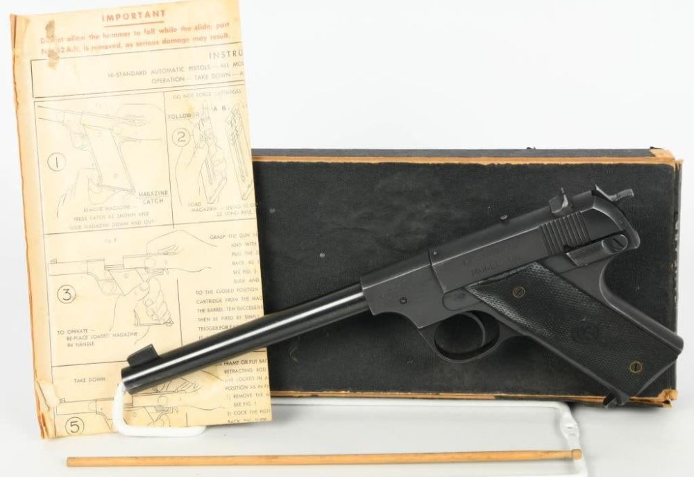Lot 1530: High Standard Model HB Semi Auto Pistol .22 LR