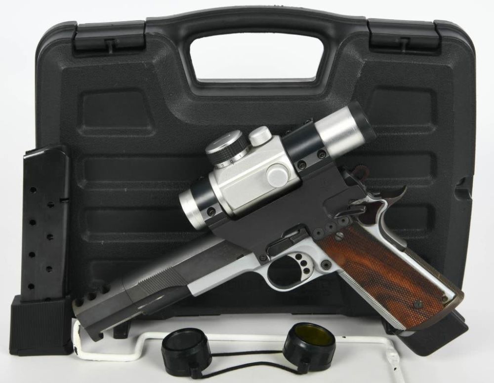 Lot 1538: Springfield 1911 Semi Auto Competition Pistol .45
