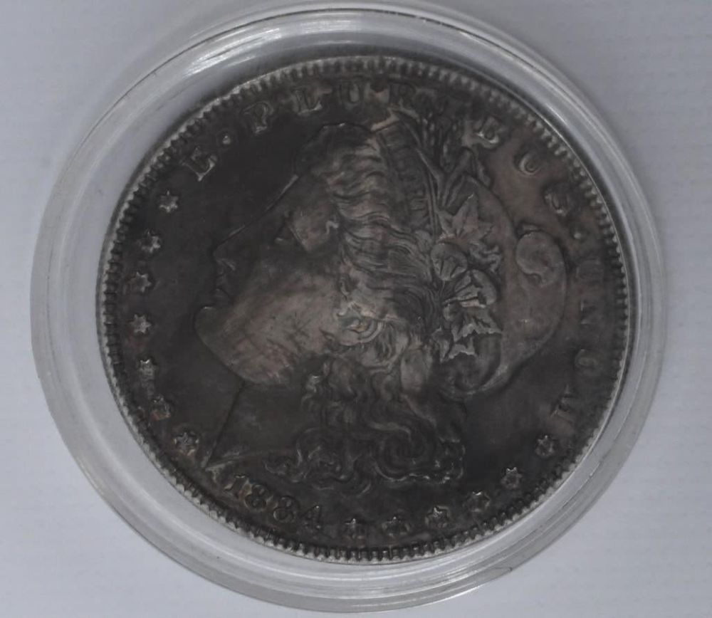 Lot 1550: 1884 United States Collector Morgan Silver Dollar