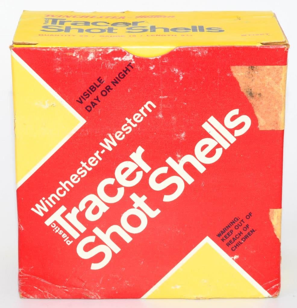Lot 1561: 25 Round Collector Box Of Winchester Tracer 12 Ga