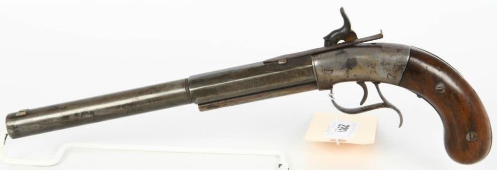 Lot 1568: Scarce Allen & Thurber Percussion Target Pistol