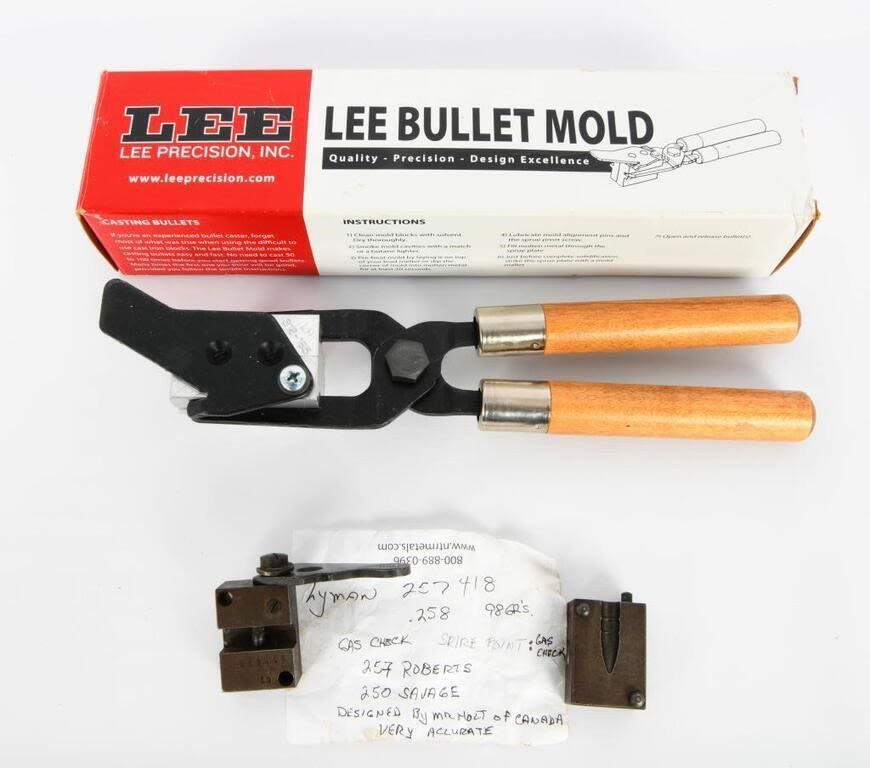 Lot 85: Lee Double Cavity Bullet Mold &Lyman Ideal 257 258