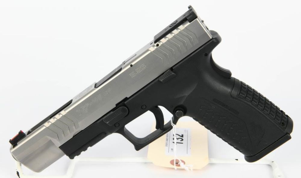 Lot 132: Springfield XD-M Match Semi Auto Pistol .45 ACP