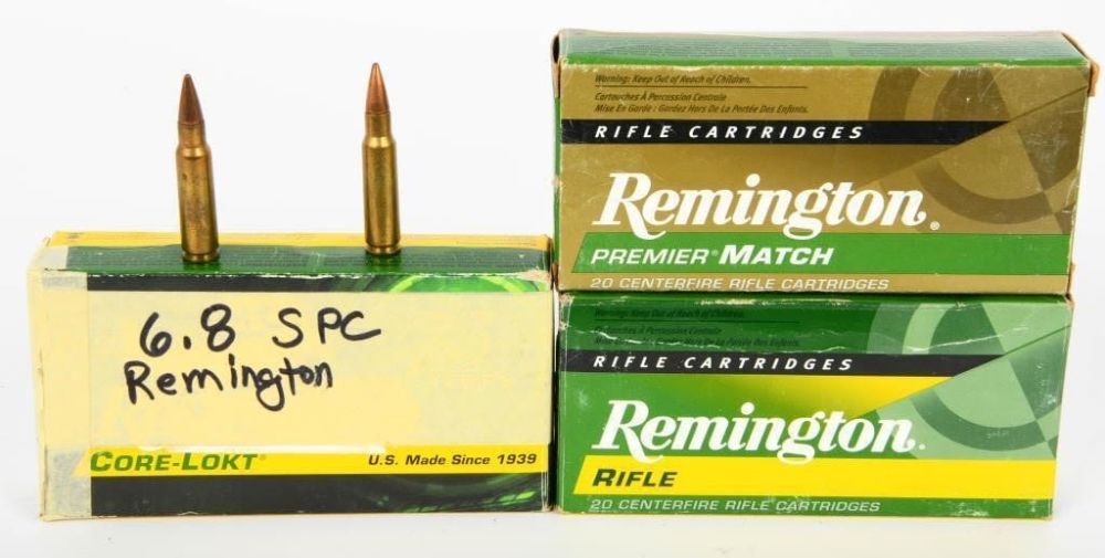 Lot 166: 62 Rounds of 6.8 SPC Ammunition, 3 boxes...