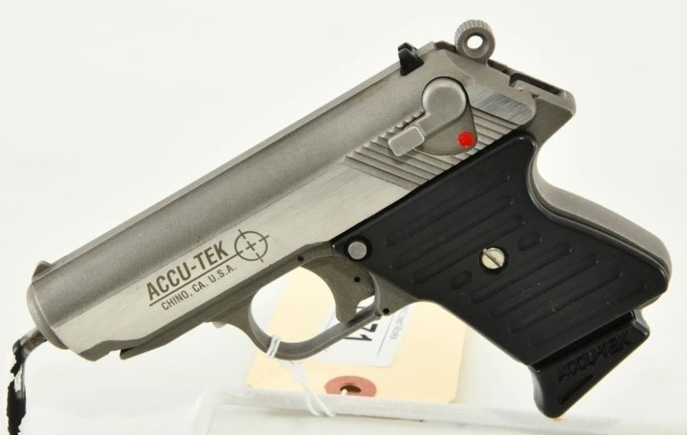 Lot 204: Accu-Tek AT-380 Semi Auto Handgun .380 ACP