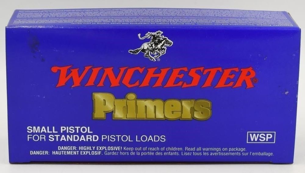 Lot 218: 1000 qty Small Pistol Primers No. WSP Winchester