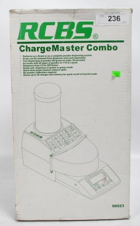 Lot 236: RCBS Chargemaster 1500 Digital Powder Scale &