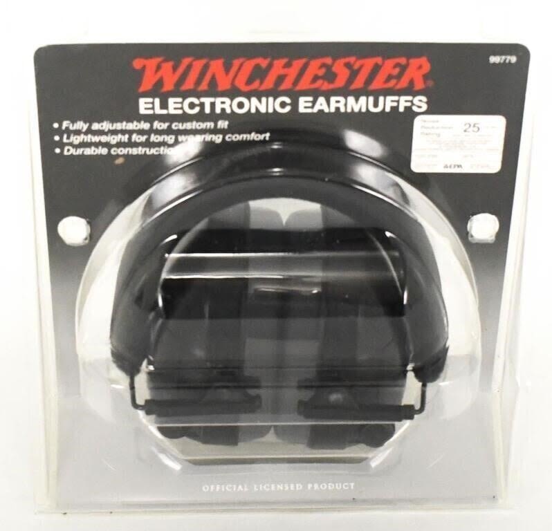 Lot 254: NEW Winchester Electronic Earmuffs, adjustable