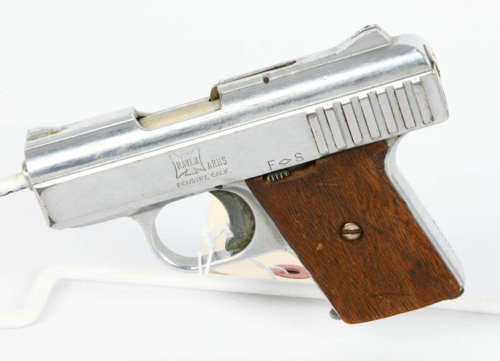 Lot 258: Raven Arms P-25 Semi Auto Pistol .25 ACP