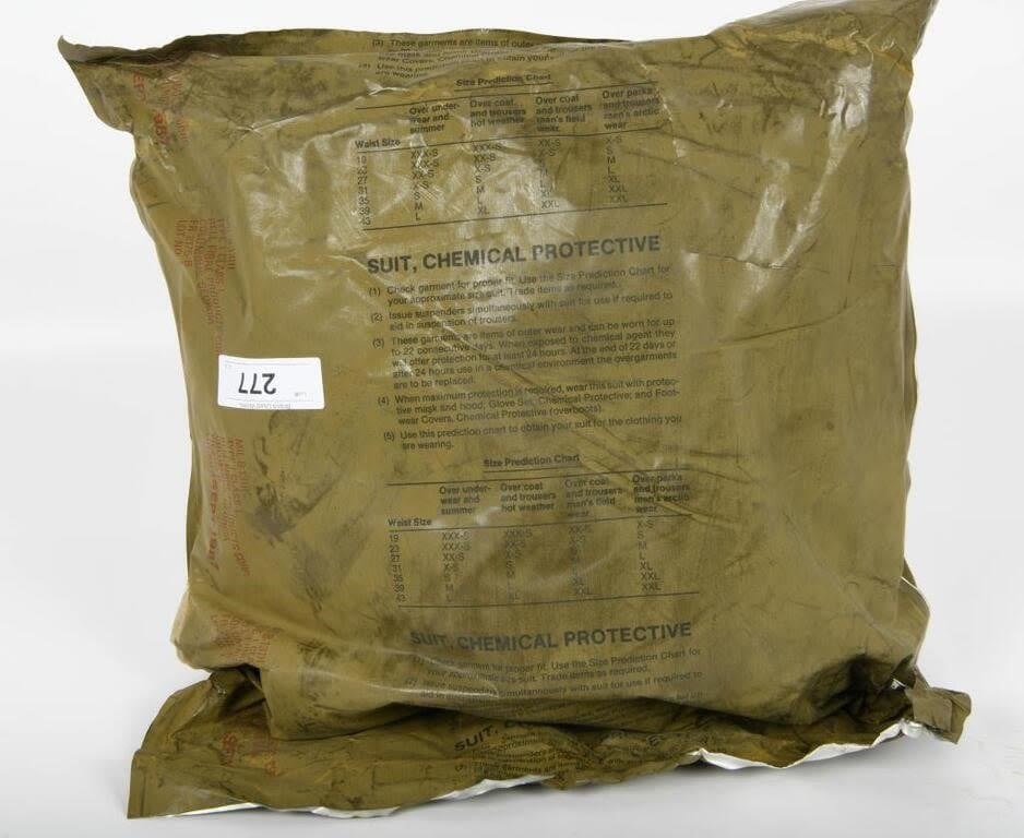 Lot 277: Chemical Protective Suit "C" Camo sz Medium