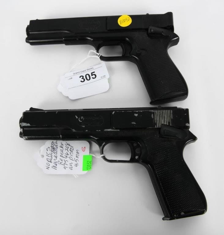 Lot 305: Two Marksman Repeater BB Pistol .177 (4.5mm)