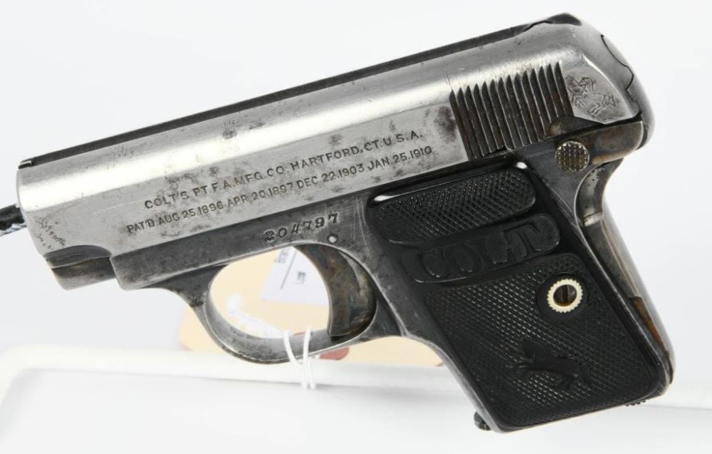 Lot 312: Colt 1908 Automatic Pocket Pistol .25 ACP