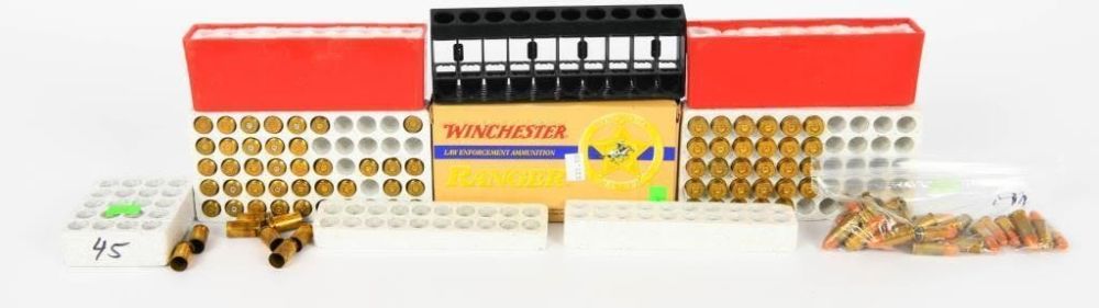 Lot 316: 9MM, .40 S&W, & .45 ACP Ammo &...