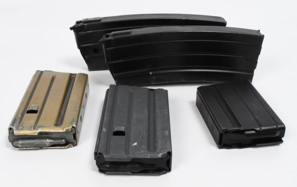 Lot 317: Mag Lot-various- Ruger Mini 14 & Colt  5.56 mm
