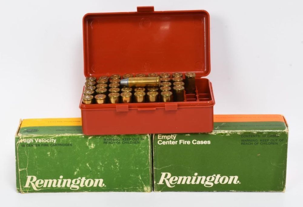 Lot 334: 141 Rounds of Reman .41 Rem Mag Ammunition