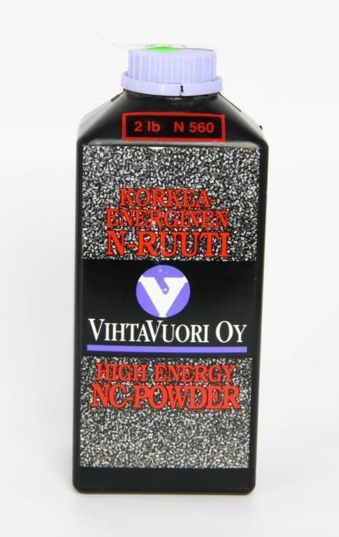 Lot 431: 2 Lb Container Of Vihtavuori N560 Gun Powder