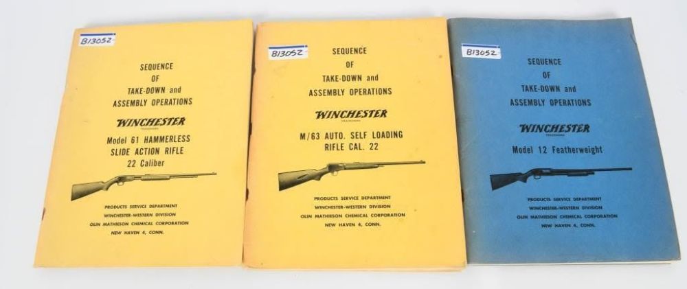 Lot 434: (3) Collectible Winchester Assembly operations