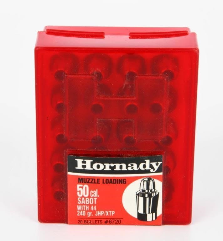 Lot 466: Hornady 50 cal Sabot w/44 Muzzleloading bullets