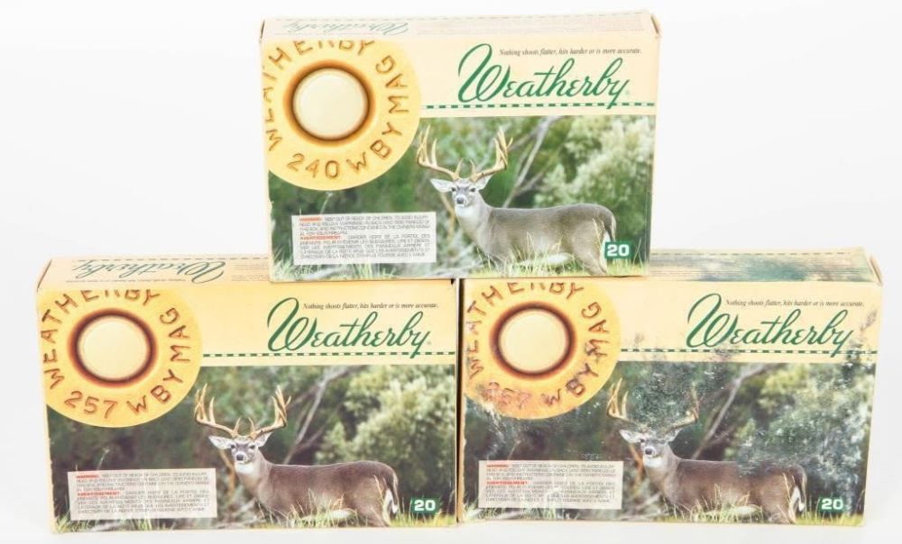 Lot 478: 57 Rounds of .257 Weatherby & .240 Weatherby Ammo