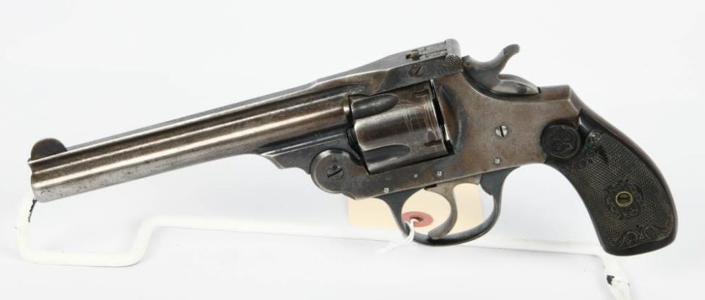 Lot 480: Iver Johnson Top Break Revolver .38 S&W