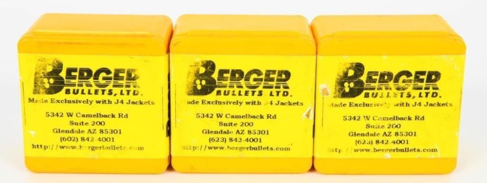 Lot 496: 300 Count of Berger .22 Cal Bullets for...