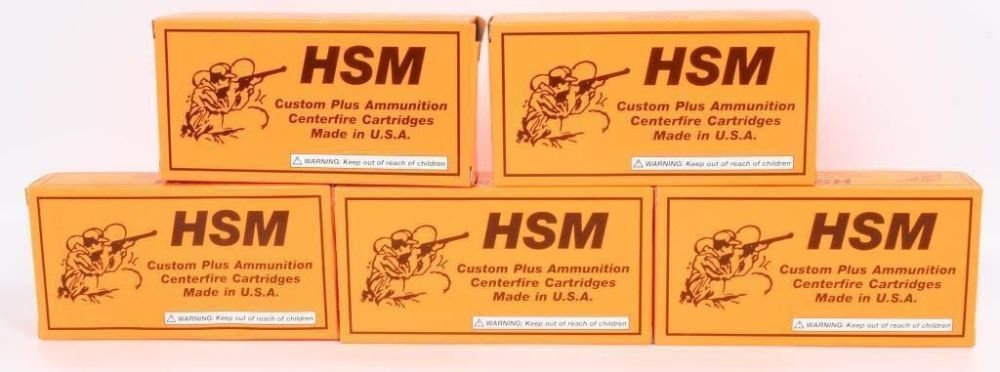 Lot 508: 100 Rounds of HSM 6.8 Rem Ammunition, 110...